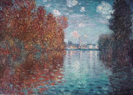 Claude Monet Autumn at Argenteuil china oil painting image